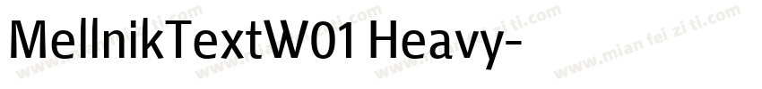 MellnikTextW01 Heavy字体转换
